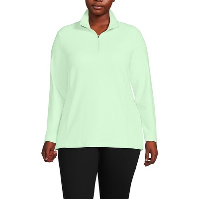Lands' End Women's Anyweather Fleece Quarter Zip Pullover
