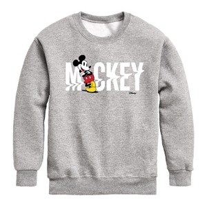 Boys' - Disney - Mickey & Friends Graphic Long Sleeve Fleece Sweatshirt - 1 of 4