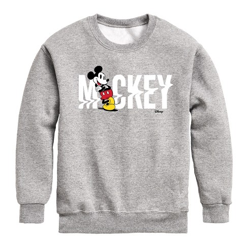 Boys' - Disney - Mickey & Friends Graphic Long Sleeve Fleece Sweatshirt - image 1 of 4