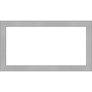 Amanti Art Vista Brushed Nickel Narrow Framed Magnetic Dry Erase Board - 1 of 4