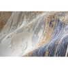 HomeRoots 3' X 5' Tan Ivory And Blue Abstract Distressed Area Rug - 4 of 4
