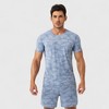 Anna-Kaci Active Men's Camo Print Short Sleeve Performance Tee with Quick-Dry Lightweight Stretch Fabric - 2 of 4