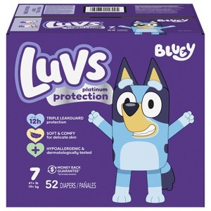 Luvs Platinum Protection Baby Diapers, Size 7, 52 Count - 1 of 2