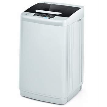 Costway 7.7 Lbs Compact Full Automatic Washing Machine W/heating