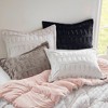 NicBex 3 Pcs Back Print Long Fur Comforter Set Stylish Bedding Set Quilt Set 1 Comforter, 2 Pillow Shams, Machine Washable - 2 of 4