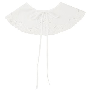 Elerevyo Women Blouse Embroidery Neck Ruff Detachable False Dickey Collar 1 Pc - 1 of 4