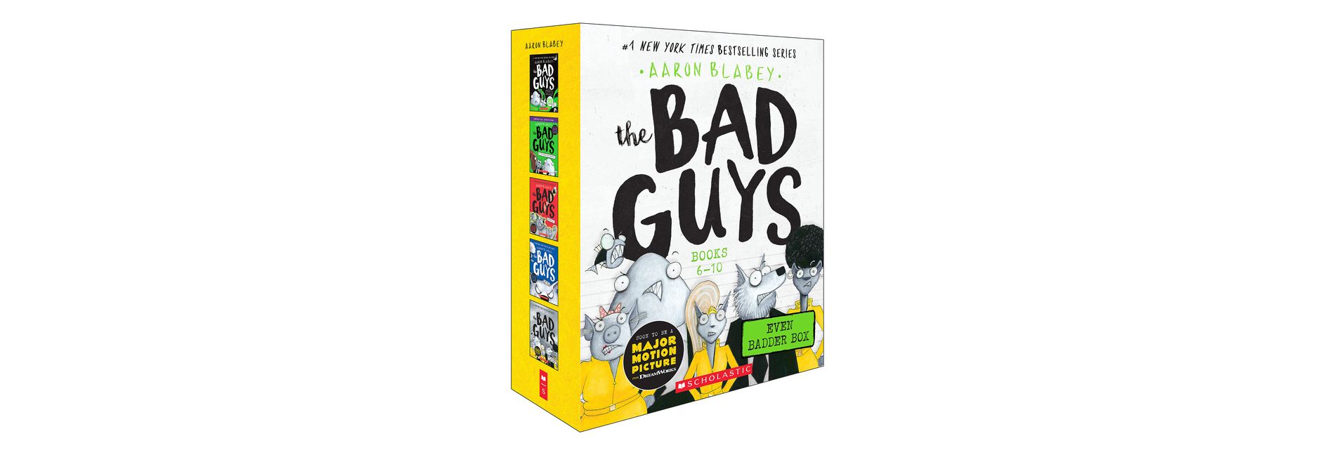 The Bad Guys Even Badder Box Set (the Bad Guys #6-10) - by  Aaron Blabey (Mixed Media Product)