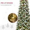 Aghana Digitals 7.5ft Snow-Dipped Artificial Christmas Tree with 350 LED Lights, 1075 Tips, Pine - 4 of 4