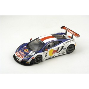 McLaren MP4 #9 12c Gt Red Bull Tour 2013 Winner S. Loeb/A. Parente Ltd 500 1/18 Model Car by Spark - 1 of 3