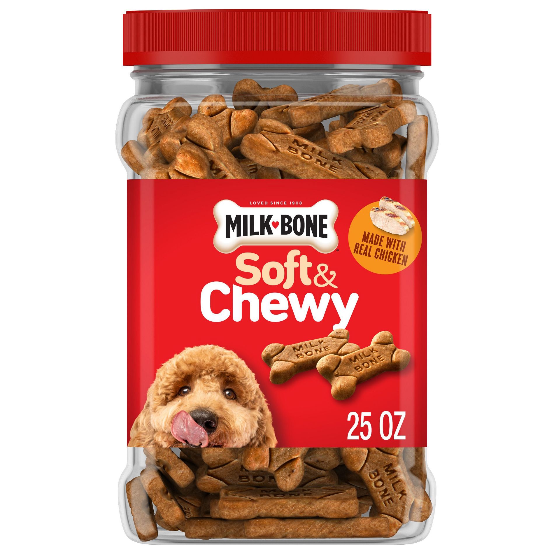Milk-Bone Soft & Chewy Chicken Flavor Dog Treats - 25oz