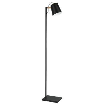 Lacey Structured Floor Lamp with Shade Black - EGLO