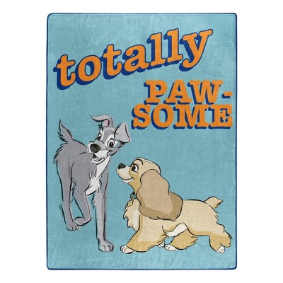 Lady and the Tramp Dynamic Duo Silk Touch Throw