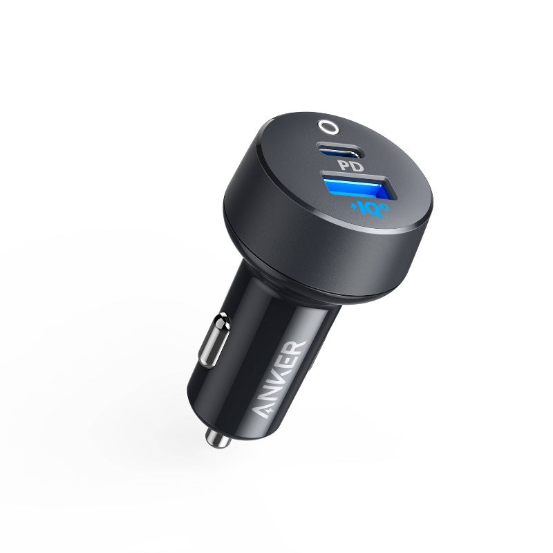 Anker PowerDrive 2-Port 33W Power Delivery Car Charger - Black/Gray, 1 of 8