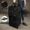 NEW YORK XPRESS JM-36 Collapsible Expandable Luggage Bag Suitcases with Wheels, Hardshell Base Case 36" - 2 of 4