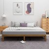 Bed Frame, Storage Headboard with LED light, Charging Station, Solid and Stable, Noise Free, No Box Spring Needed, Easy Assembly - 2 of 4