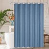 LunaLulinlk Thick Luxury Waffle Shower Curtain, 72"x 72" , Moonlight Blue - 4 of 4