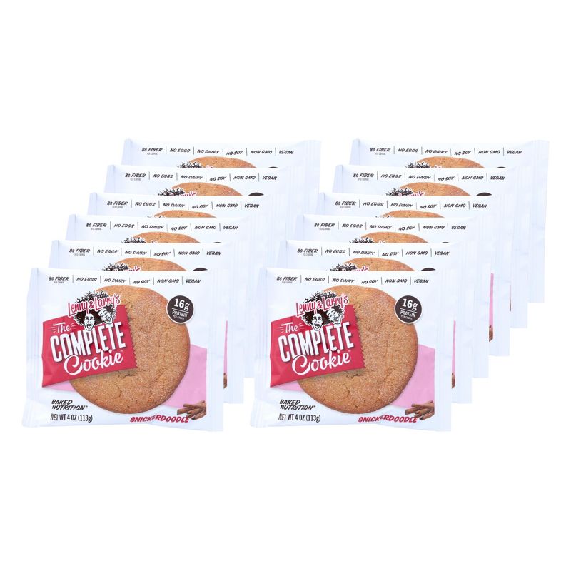 Lenny & Larry's The Complete Cookie Snickerdoodle - 12 bars, 4 oz, 1 of 5