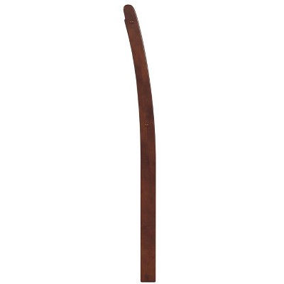 Savannah Twin Walnut Solid Wood Headboard with USB Charger