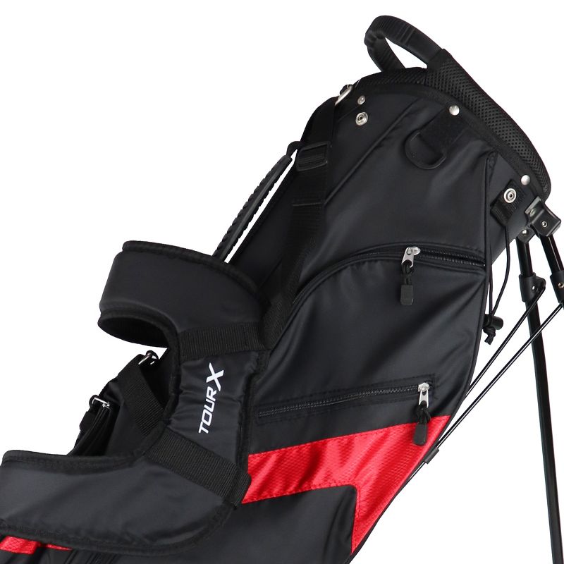 Tour X SS Golf Stand Bag, Ultralight with Backpack Style Dual Shoulder Straps, 4 of 7
