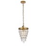 Elegant Lighting Reese 9 inch pendant in black - 3 of 4