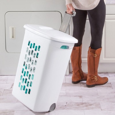 Sterilite Ultra Wheeled Laundry Hamper - Thumbnail 4