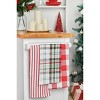 C&F Home 27' X 18" Joel Plaid Woven Cotton Kitchen Dish Towel Red White and Blue Plaid - 4 of 4