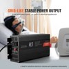 VEVOR Pure Sine Wave Inverter, 2000 Watt, DC 12V to AC 110V Power Inverter with 2 AC Outlets 2 USB Port 1 Type-C Port, LCD Display, Black - 4 of 4