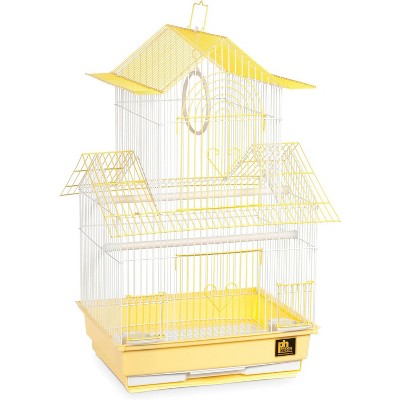 Prevue Pet Products SP1720-1 Shanghai Parakeet Cage, Yellow and White