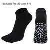 Anna-Kaci Yoga and Pilates Toe Sock and Fingerless Glove Set with Anti-Slip Grip and Breathable Stretch Fabric - 4 of 4