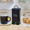 AuldHome Design Black Farmhouse Enamelware Tea Bag Holder; Enamelware Tea Bag Caddy Dispenser for Individual Sachets - 2 of 4