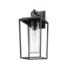 Sheridan Outdoor Wall Sconce - Black Steel, Dimmable, 1 Bulb, Wet Rated, 18" Height - 3 of 4