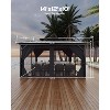12 x 14 ft Hardtop Gazebo, Double Galvanized Roof, Aluminum Frame, with Netting and Curtains, for Backyard, Pario and Lawn - 2 of 4