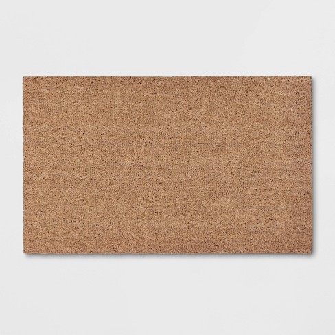1'6x2'6 Solid Doormat Beige - Room Essentials™ : Target