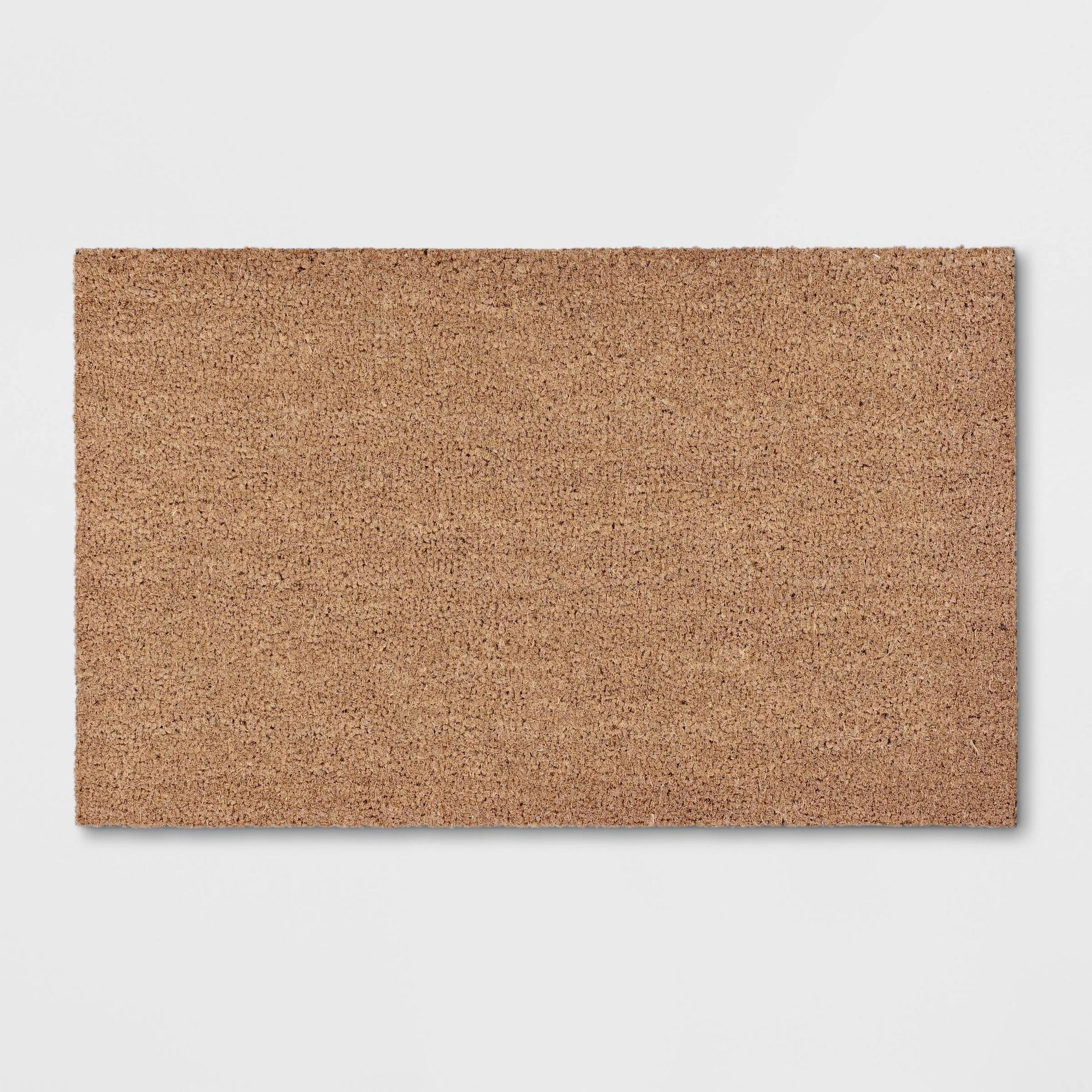 1'6"x2'6" Solid Doormat Beige - Room Essentials™