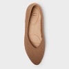 Women's Claire Knit Washable Ballet Flats - A New Day™ - 3 of 4