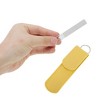 Unique Bargains Glass Multifunctional Nail File Manicure Tool with Leather Pouch 1 Set - 4 of 4