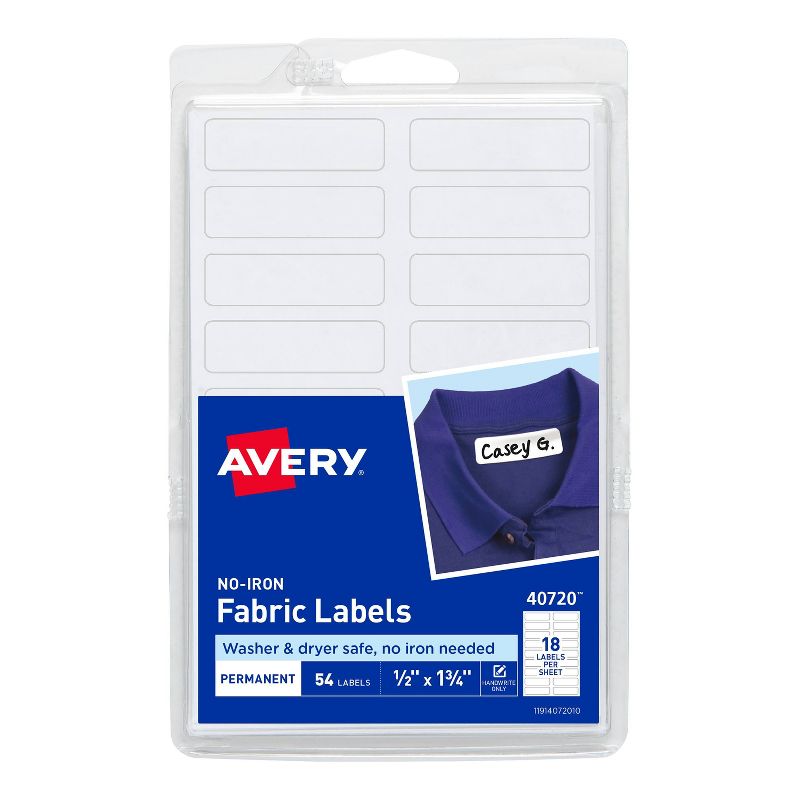 Avery 54ct No Iron Labels, 1 of 5