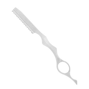 Unique Bargains Durable Haircut comb with Blades for Hair Styling Silver Tone 1 Pc - 1 of 4