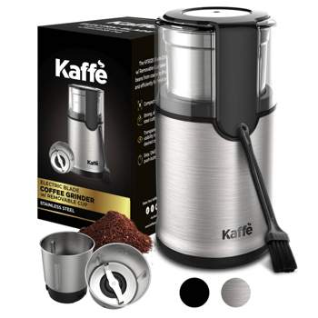 Electric Coffee Blade Grinder/Cleaning Brush with Removable 4.5oz Cup Stainless Steel