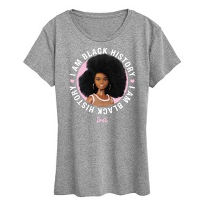 Women's - Barbie - I Am Black History Short Sleeve Graphic T-Shirt - 1 of 4