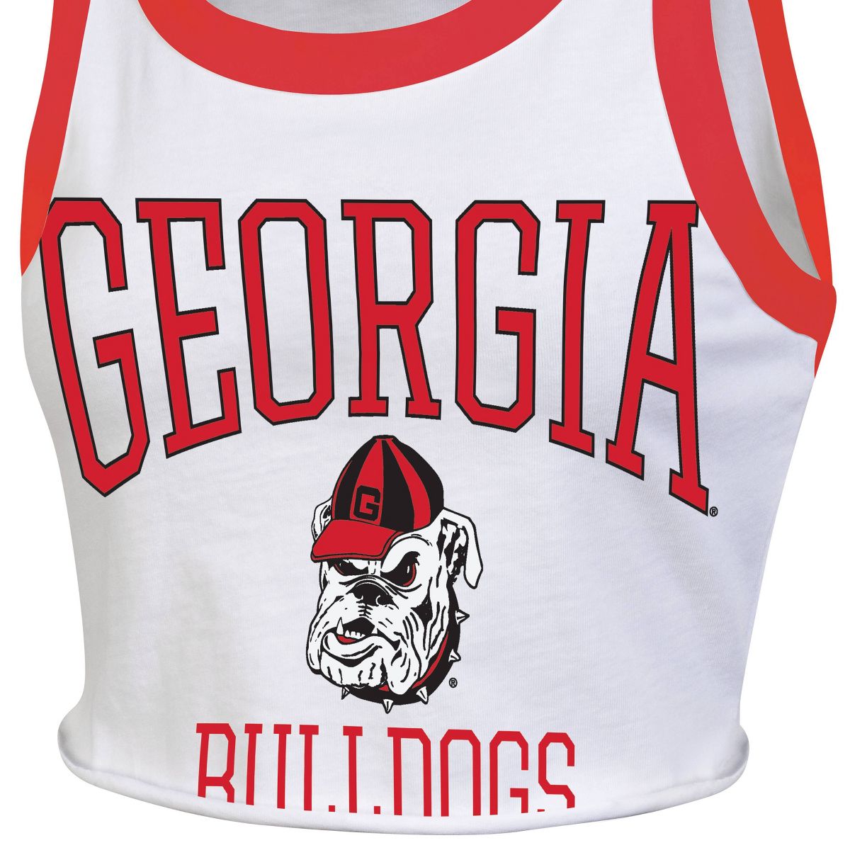 NCAA Georgia Bulldogs Women's White Tank Top - thumbnail 3