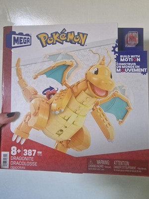 Pokemon Dragonite Mega Bloks Construx Build With Motion Set HKT25 387 pcs