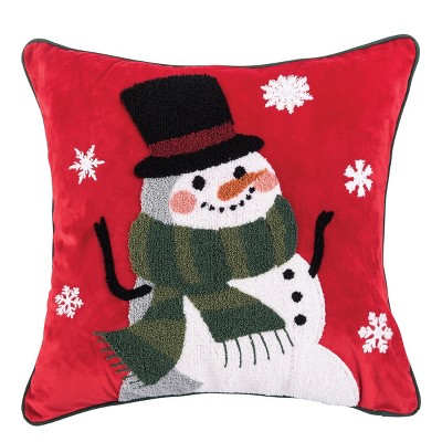 C&F Home 18" x 18" Snowman Snowstorm Pillow