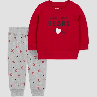 Carter's Just One You® Baby Boys' 2pc Valentine's Day Stole Your