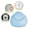 Majestic Home Goods Small Bean Bag Chevron - 2 of 4