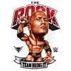 Men's WWE The Rock Team Bring It Bobble Head T-Shirt - 2 of 4
