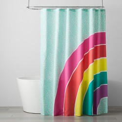 72 X72 Unicorn Heart Shower Curtain White Lush Dcor Target