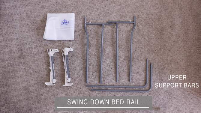 Regalo Swingdown Bedrail - XL, 2 of 8, play video
