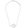 SHINE by Sterling Forever Delicate CZ Constellation Pendant Necklace Silver Sagittarius - image 2 of 4