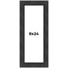 PosterPalooza | Panoramic Traditional Black Picture Frame - UV Acrylic, Foam Board Backing, Hanging Hardware - 2 of 4